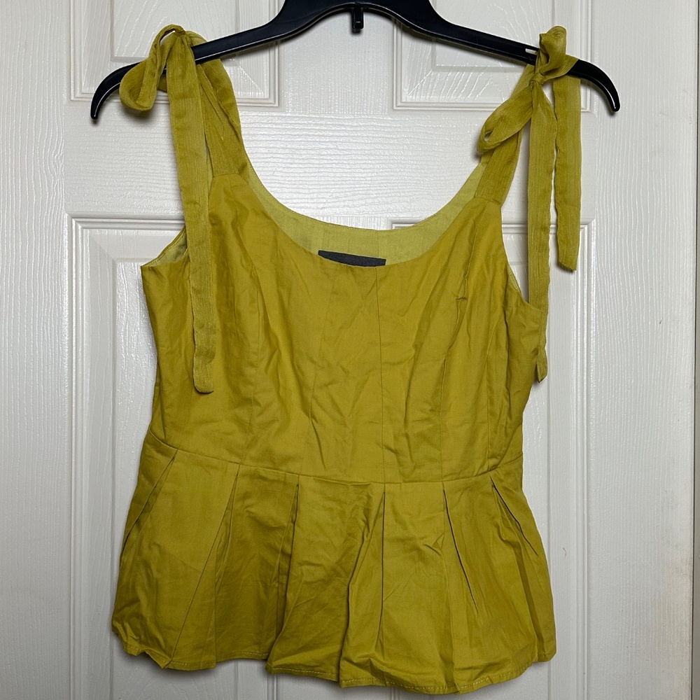 Yellow Green Sunday In Brooklyn Top